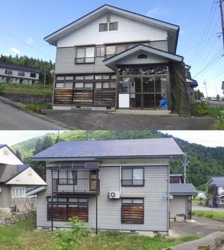 【交渉延長中】築３０年目の充分利活用出来る物件で敷地は国道に面して若干高台で建物玄関側は町道に面していて落ち着いた生活が出来そうな住宅です。63